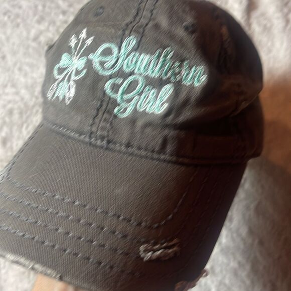 Southern Girl Distressed Cap - Picture 3 of 6